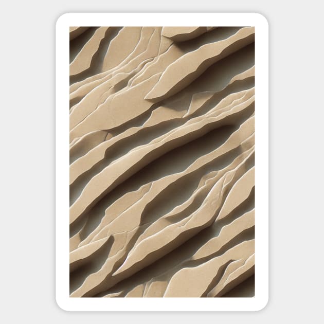 Sandstone Stone Pattern Texture #4 Sticker by Endless-Designs